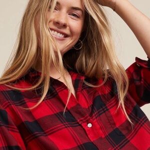 Grayson Frank Eileen Top The Hero Flannel Shirt Buffalo Plaid